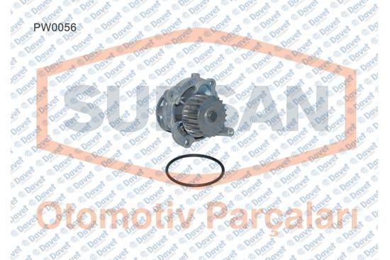 SUPSAN PW0056 Devirdaim A3-A4altea-Leon-Toledo Iii-Octavia-Golf V-Vi-Jetta Iii-New Beetle-Passat-Touran 1.6/2.0